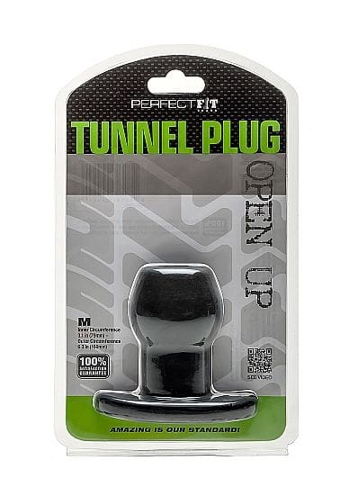 PERFECT FIT BRAND - ASS TUNNEL PLUG SILICONE BLACK M 2